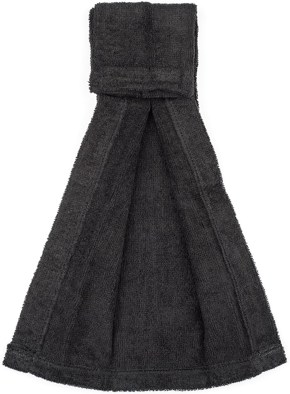 Football Towel, Pure Cotton Quarterback Football Field Towel with Hook & Loop Closure, Sports Towels for Sweat & Maintaining Grip, Versatile for Gym, Yoga, Youthful, Black